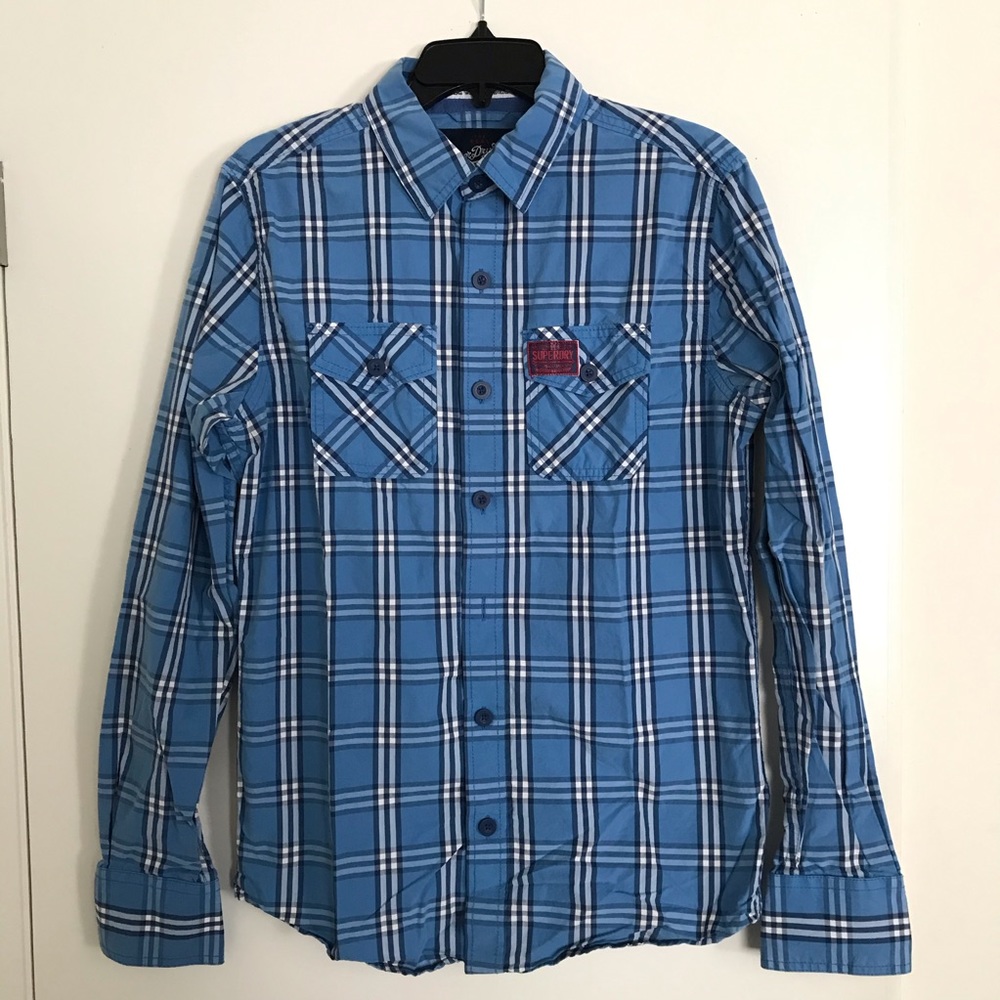 Superdry Plaid Button Down Shirt
